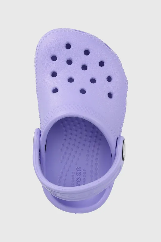 fioletowy Crocs klapki dziecięce