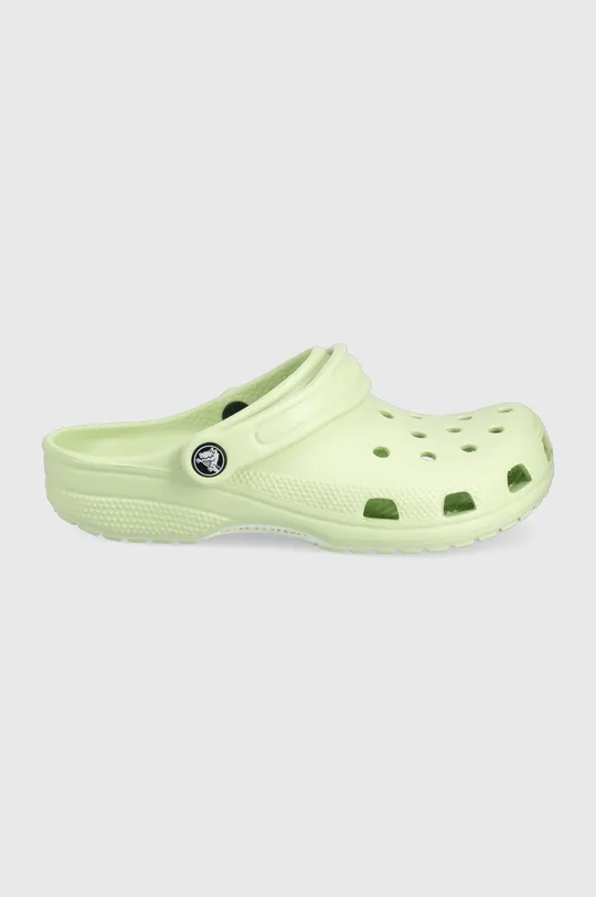 зелений Шльопанці Crocs Дитячий