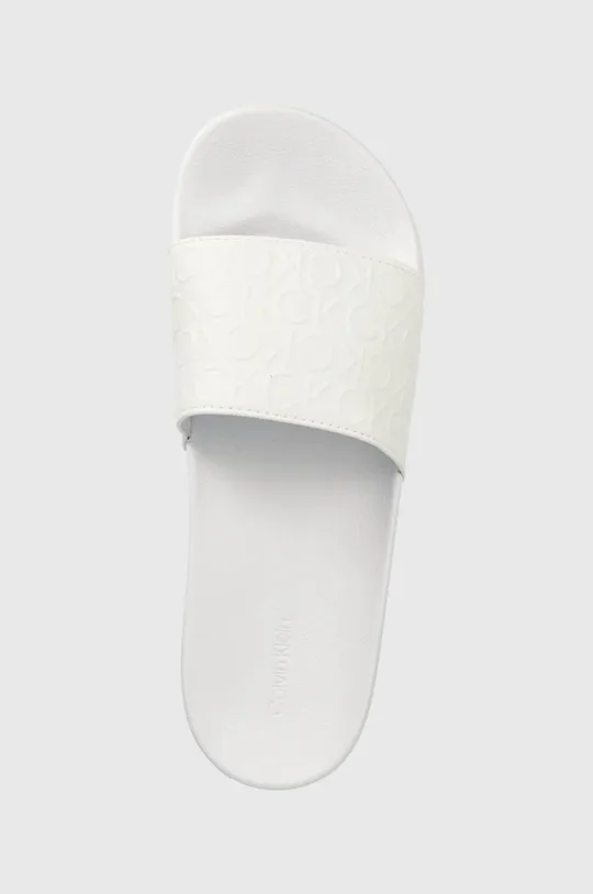biela Šľapky Calvin Klein