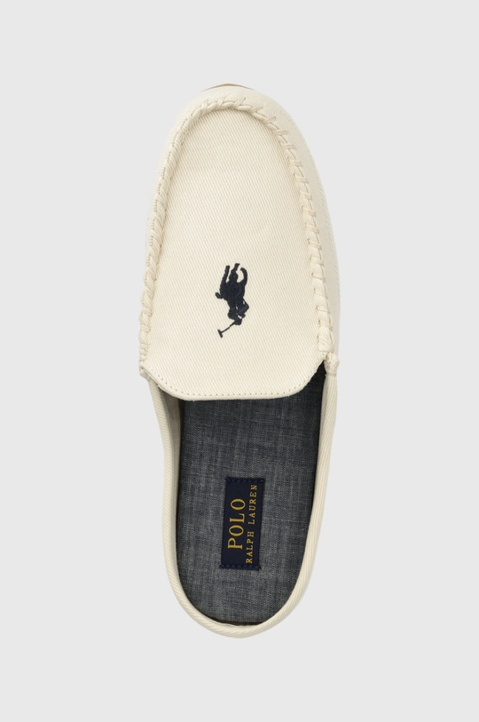 beżowy Polo Ralph Lauren mokasyny DALLINGTON MULE RF103584