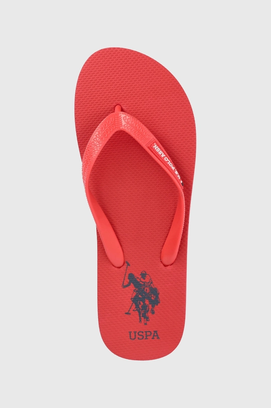 czerwony U.S. Polo Assn. japonki