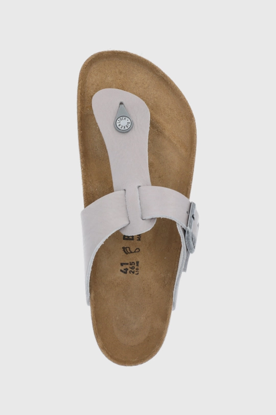 beżowy Birkenstock japonki skórzane Medina