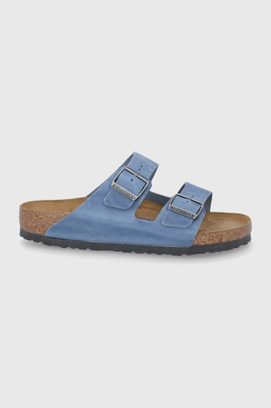 голубой Кожаные шлепанцы Birkenstock Arizona Мужской