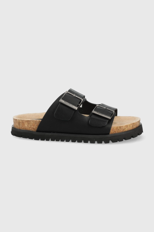 μαύρο Παντόφλες Pepe Jeans Urban Sandal Smart Cork Ανδρικά