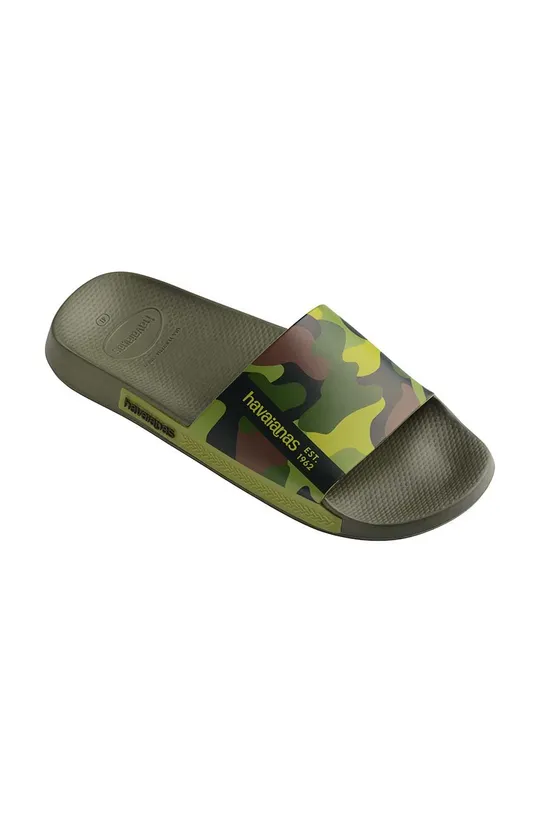 Παντόφλες Havaianas Slide Print πράσινο