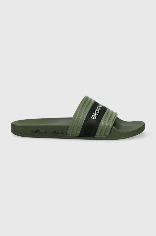 zelená Pantofle Emporio Armani Underwear Unisex