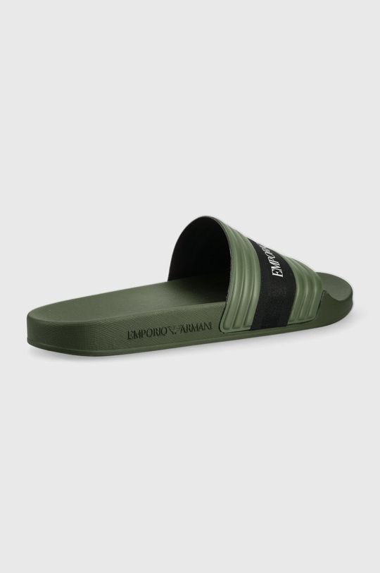 Pantofle Emporio Armani Underwear zelená