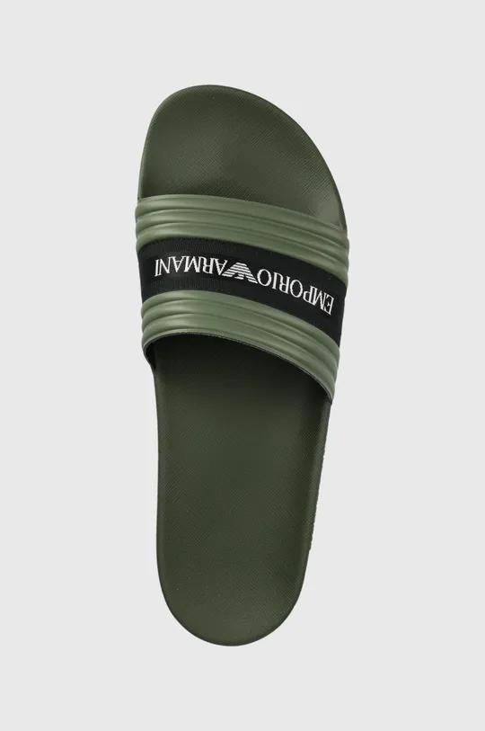 zielony Emporio Armani Underwear klapki XVPS03.XN127.Q740