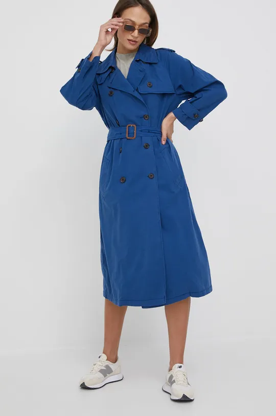 niebieski Lauren Ralph Lauren płaszcz 200861915001 Damski