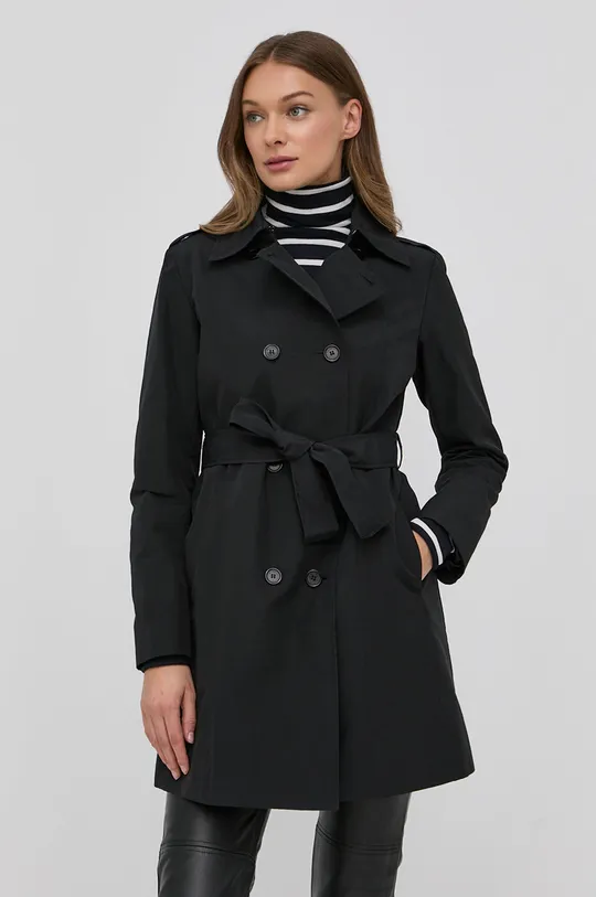 čierna Kabát MAX&Co.