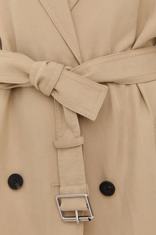 Παλτό με μείγμα λινών HUGO Γυναικεία
