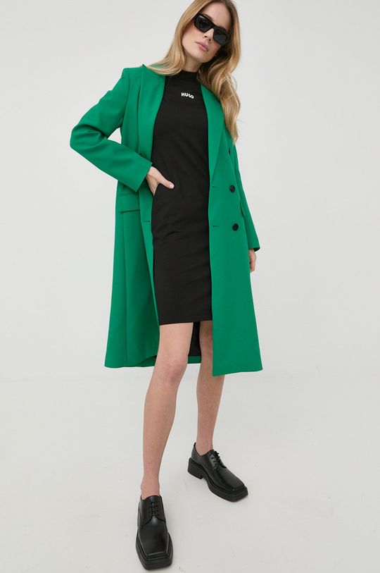 zelená Kabát Karl Lagerfeld Dámský