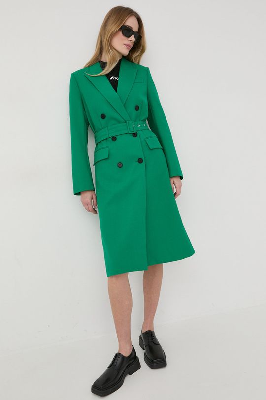 zelená Kabát Karl Lagerfeld