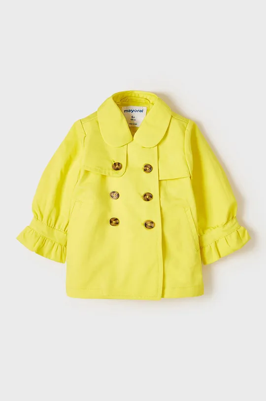 κίτρινο Παιδικό παλτό Mayoral Για κορίτσια