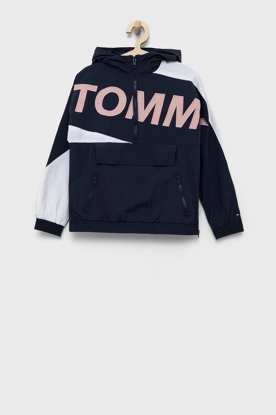 tmavomodrá Detská bunda Tommy Hilfiger Chlapčenský