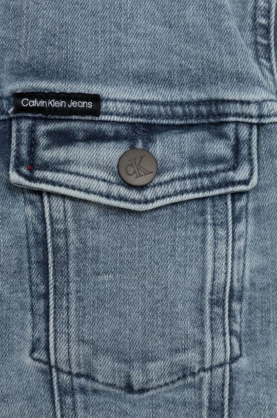 Calvin Klein Jeans kurtka jeansowa dziecięca IB0IB01209.PPYY 98 % Bawełna, 2 % Elastan