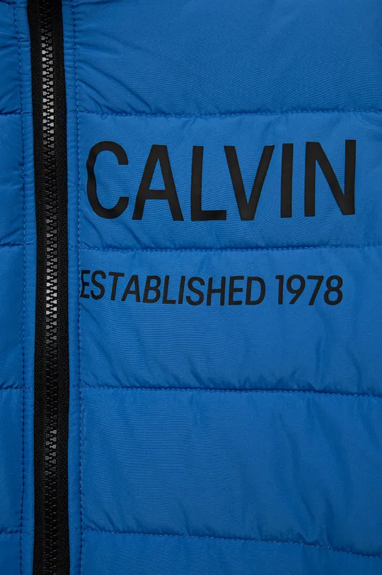 fialová Detská obojstranná bunda Calvin Klein Jeans