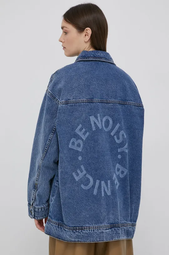 Noisy May kurtka jeansowa bawełniana 100 % Bawełna