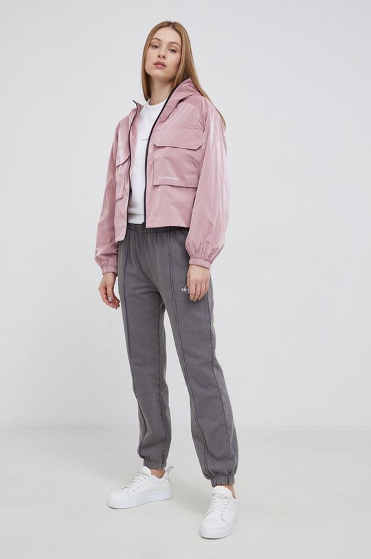 Jakna Calvin Klein Jeans roza