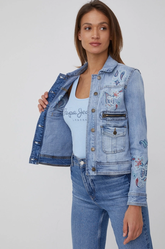 Desigual kurtka jeansowa 22SWED06