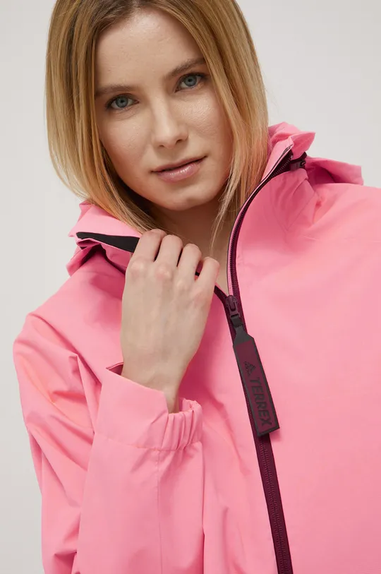 ροζ Αδιάβροχο μπουφάν adidas TERREX Myshelter