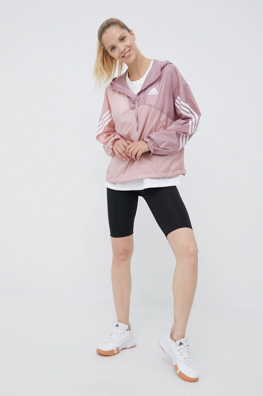 Vjetrovka adidas Performance roza