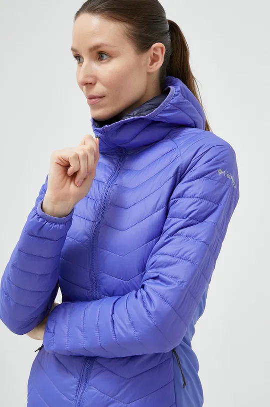 vijolična Športna jakna Columbia Powder Pass Ženski
