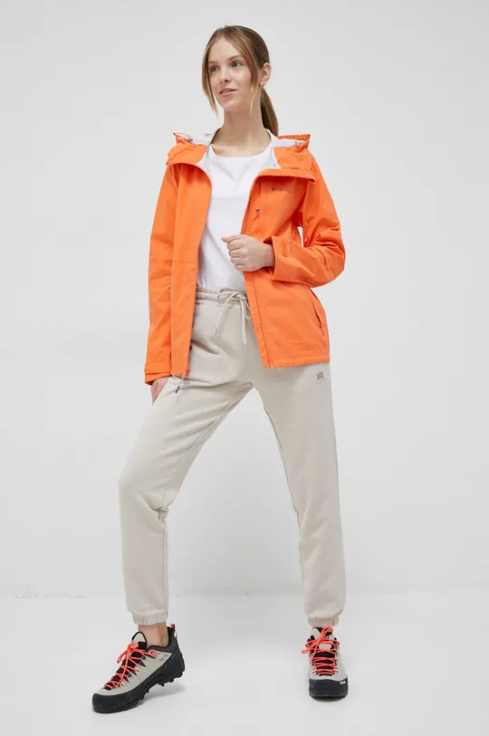 Куртка outdoor Columbia Omni-Tech Ampli-Dry помаранчевий