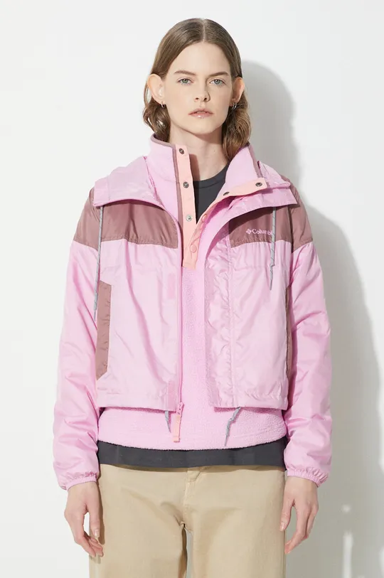 розовый Куртка outdoor Columbia Flash Challenger Женский