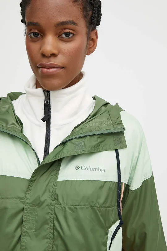 зелений Куртка outdoor Columbia Flash Challenger