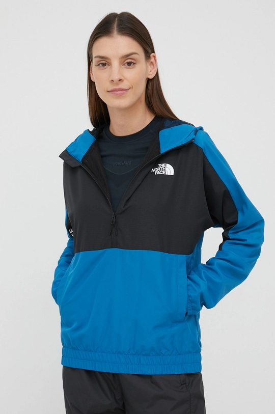 The North Face wiatrówka Mountain Athletics niebieski