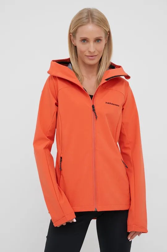 narancssárga Peak Performance szabadidős kabát Explore Női