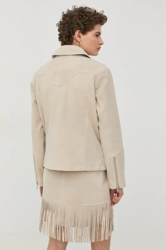 Semišová bunda Bruuns Bazaar  Podšívka: 100% Polyester Základná látka: 100% Semišová koža