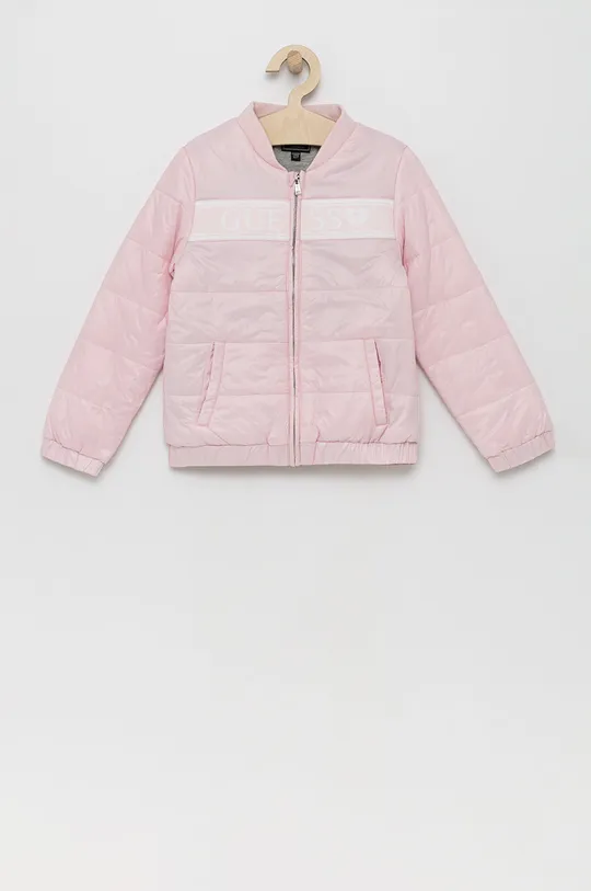 ροζ Guess - Παιδικό μπουφάν Για κορίτσια
