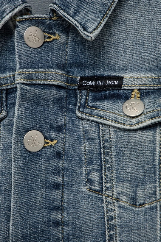 Calvin Klein Jeans kurtka jeansowa dziecięca IG0IG01440.PPYY Podszewka kieszeni: 98 % Bawełna, 2 % Elastan