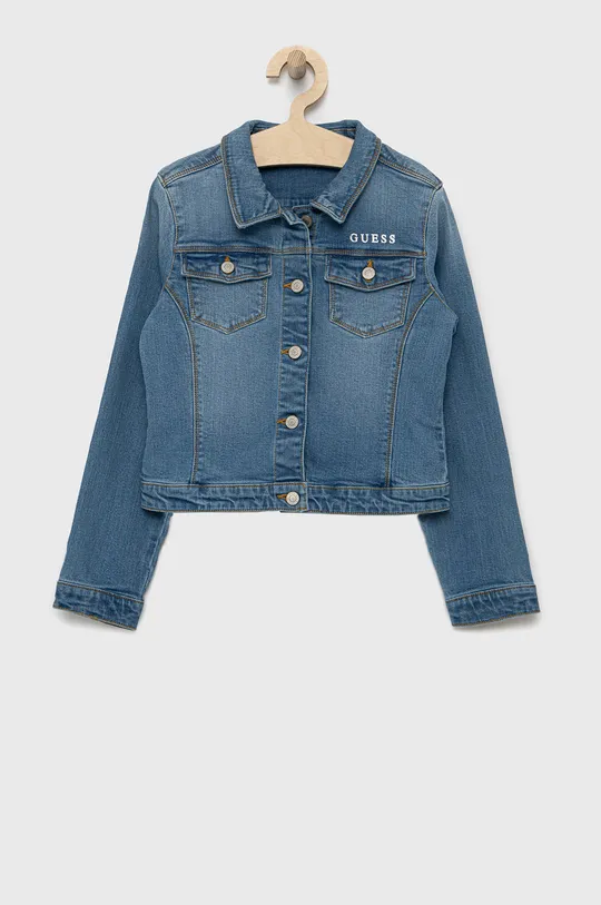 modra Guess jeans otroška jakna Dekliški