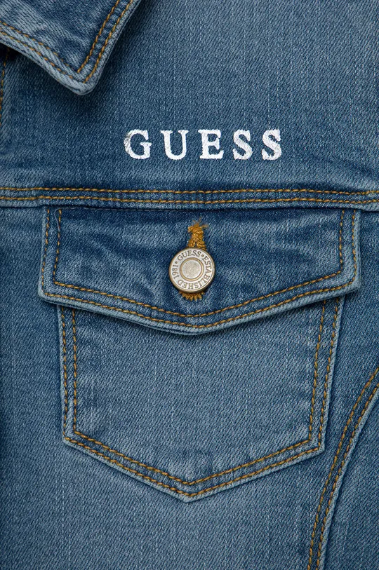 Guess kurtka jeansowa dziecięca 98 % Bawełna, 2 % Elastan