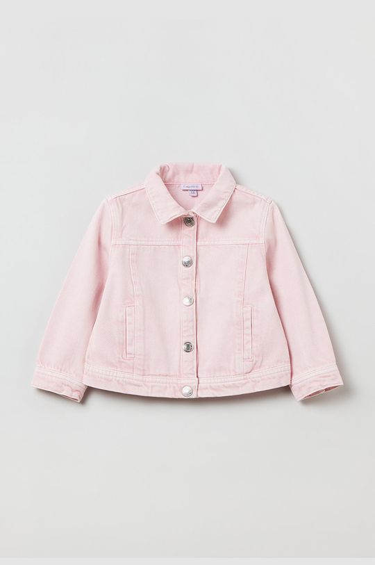 roza Dječja traper jakna OVS Za djevojčice