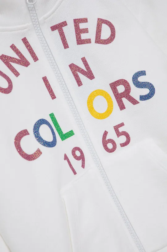 United Colors of Benetton - Παιδική βαμβακερή μπλούζα  Κύριο υλικό: 100% Βαμβάκι Πλέξη Λαστιχο: 96% Βαμβάκι, 4% Σπαντέξ