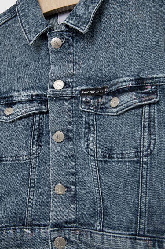 Calvin Klein Jeans geaca de blugi pentru copii  98% Bumbac, 2% Elastan
