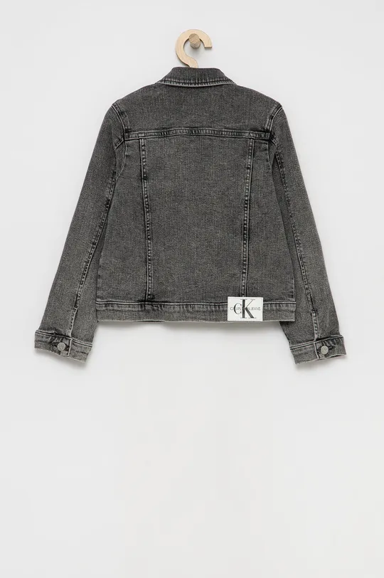 Дитяча джинсова куртка Calvin Klein Jeans сірий