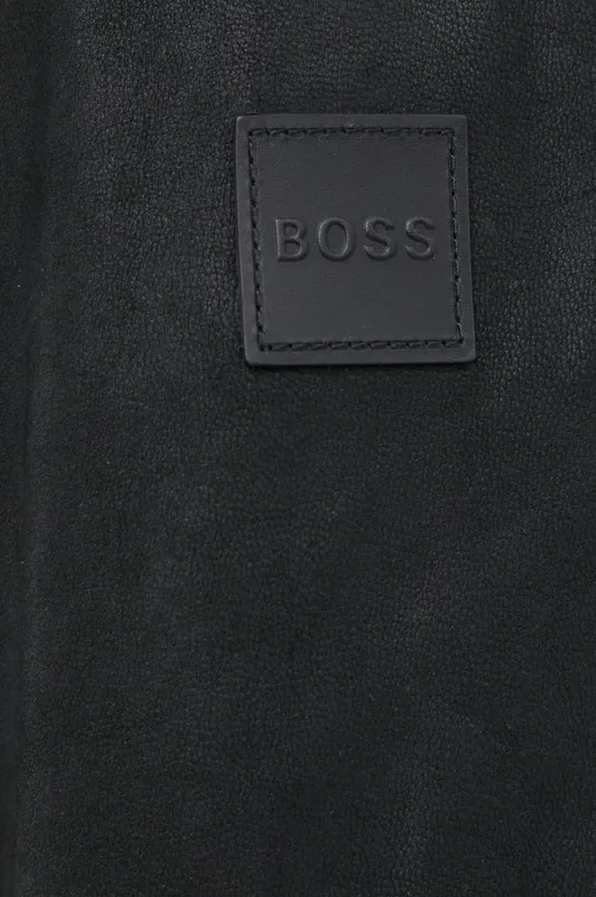 Kožna jakna Boss Muški