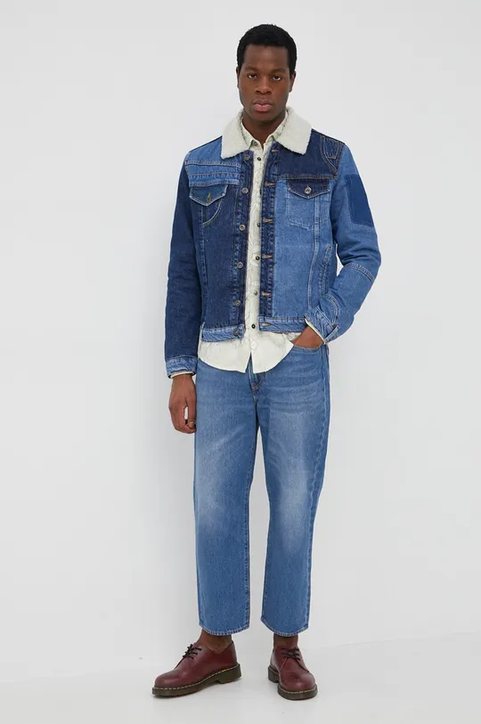 Desigual jeans jakna modra