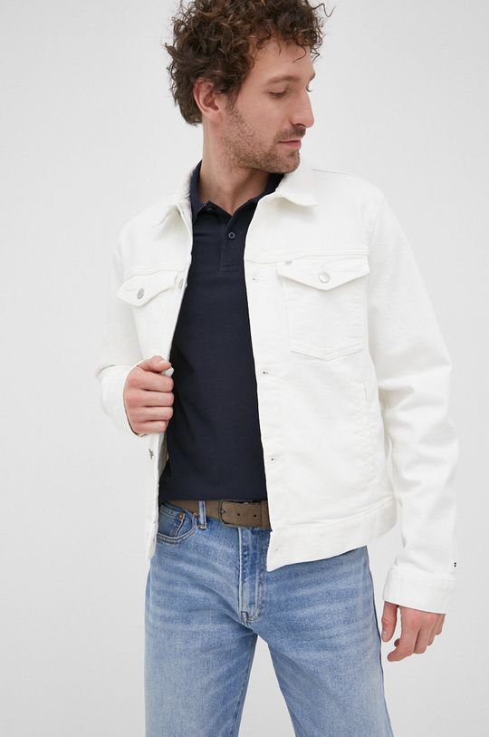 bela Tommy Hilfiger kavbojska jakna Moški