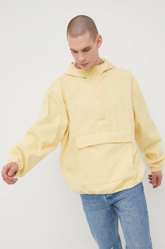 Levi's kurtka jeansowa bawełniana żółty