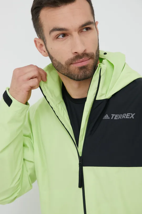 jasny zielony adidas TERREX kurtka outdoorowa Multi