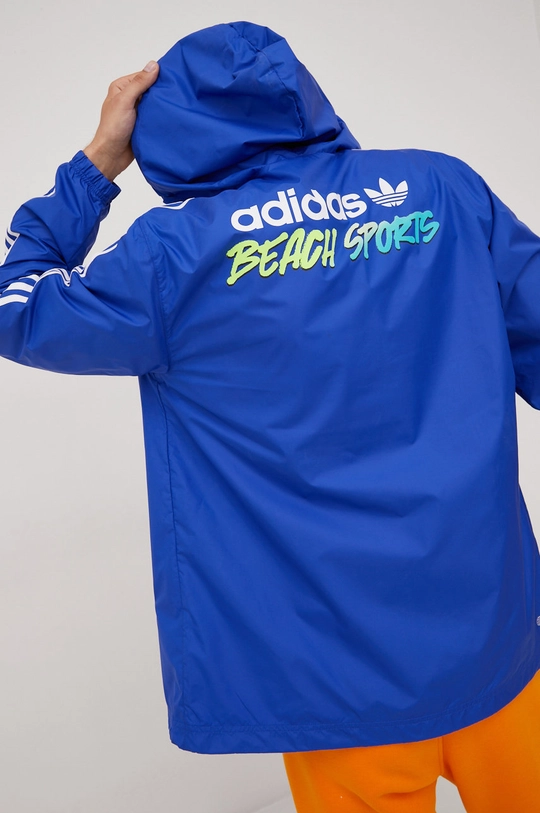 modrá Bunda adidas Originals HC7194 Pánsky