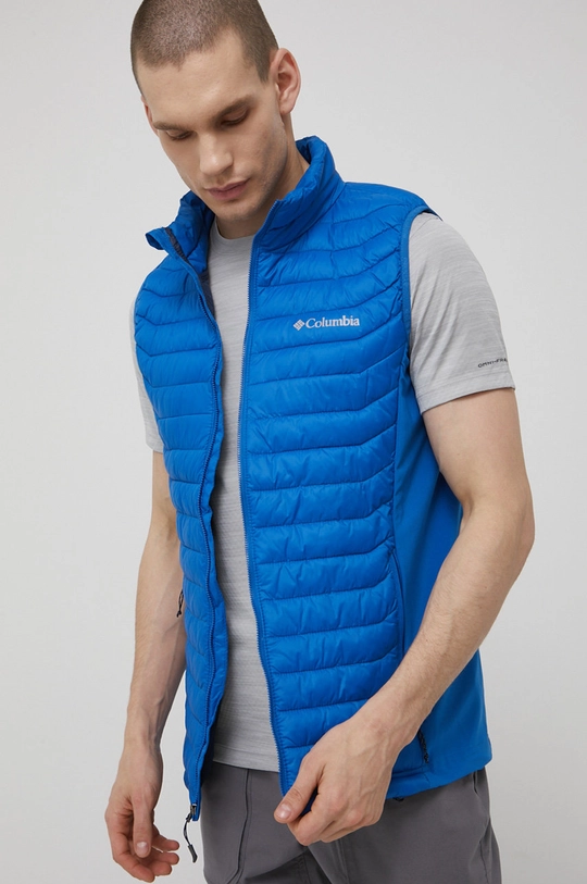 blue Columbia sports vest Powder Pass Men’s