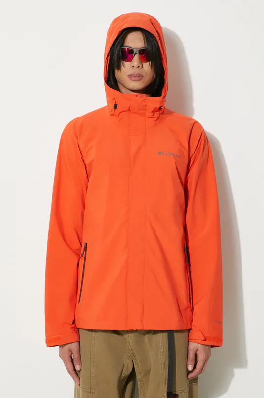 arancione Columbia giacca da esterno Earth Explorer Uomo