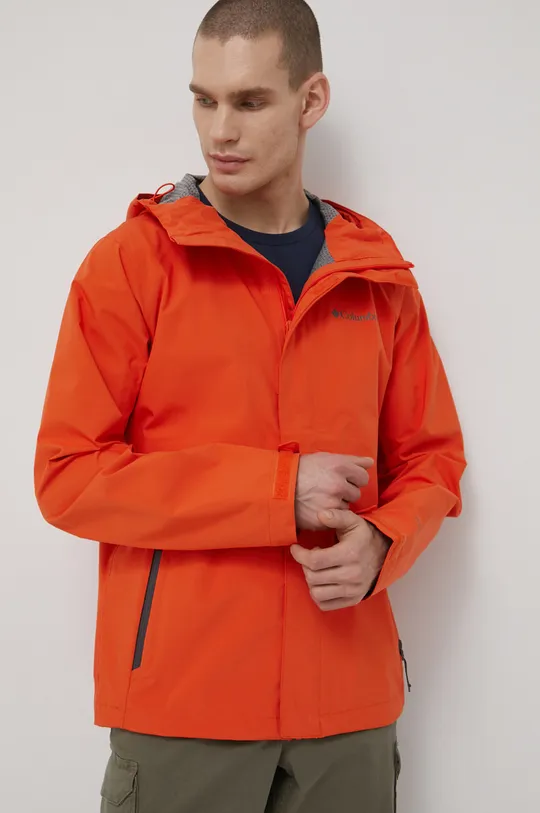 оранжевый Куртка outdoor Columbia Earth Explorer Мужской